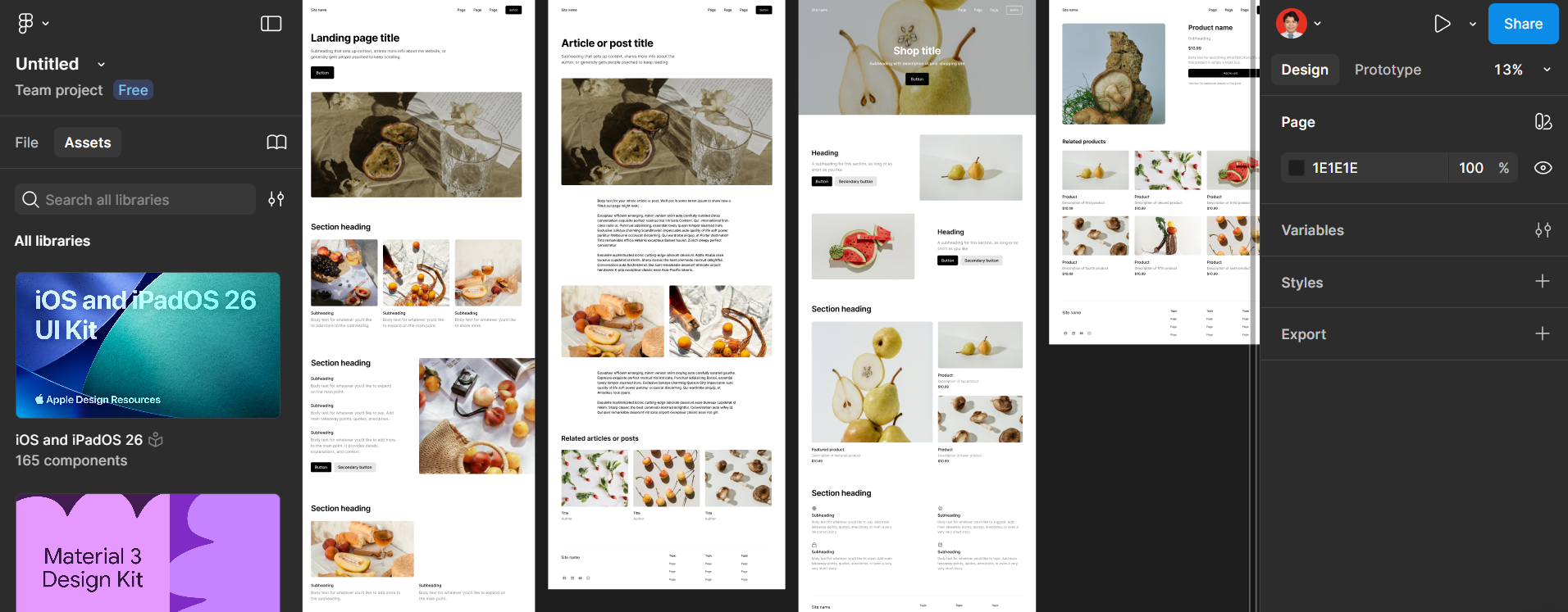Portfolio Layout Showcase